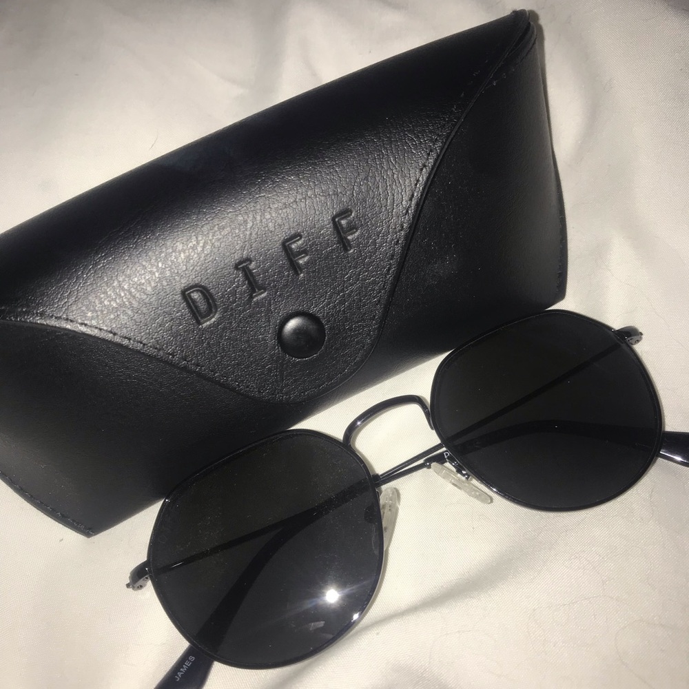DIFF eyewear sunglasses:JAMES style, color black